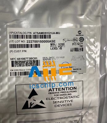 Microcontroller van atsaml10d16a-MU ATSAML10D16 Microchip MCU IC